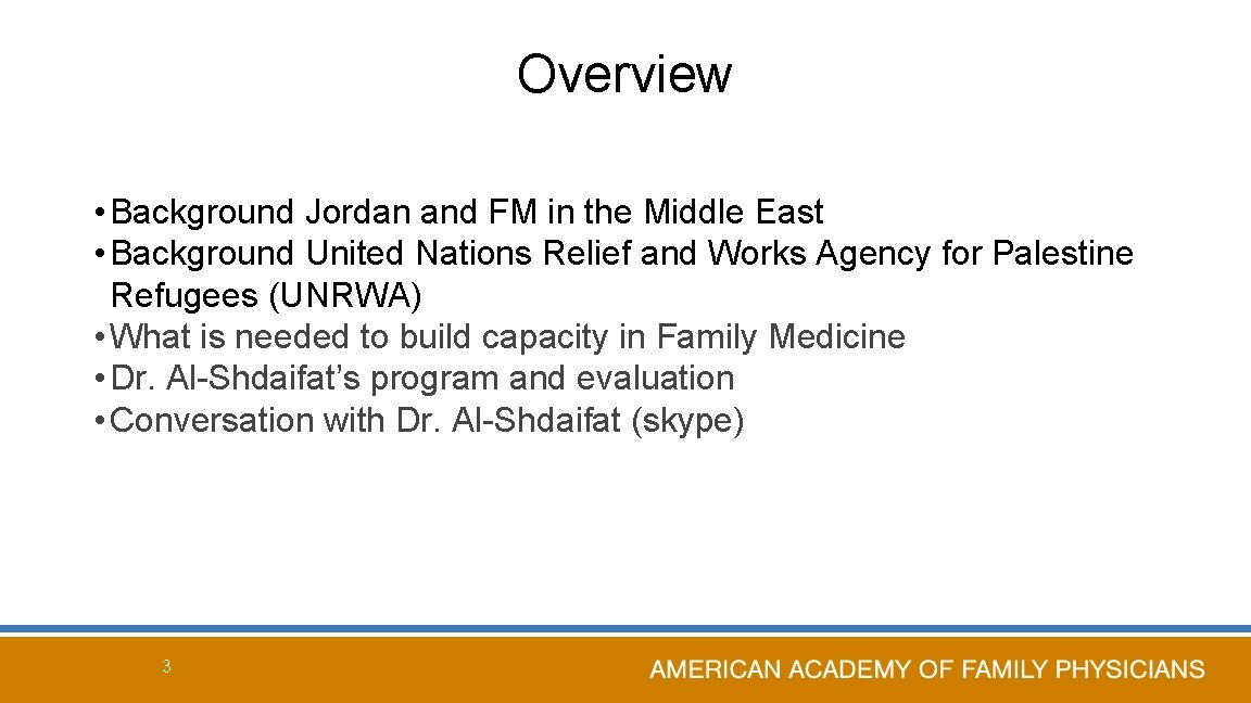 Overview • Background Jordan and FM in the Middle East • Background United Nations