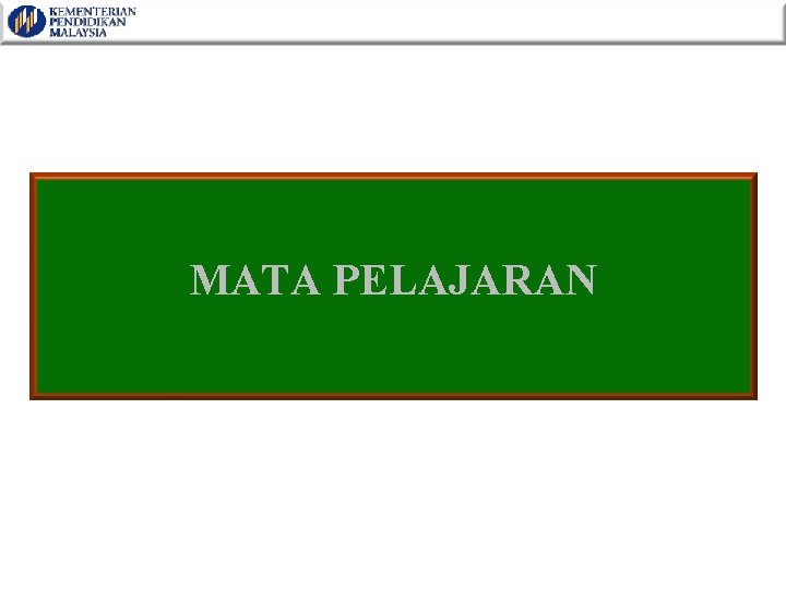 MATA PELAJARAN 