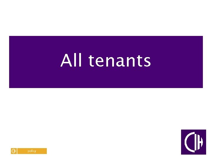 All tenants 