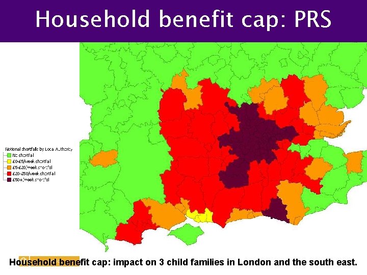 Household benefit cap: PRS Household benefit cap: impact on 3 child families in London