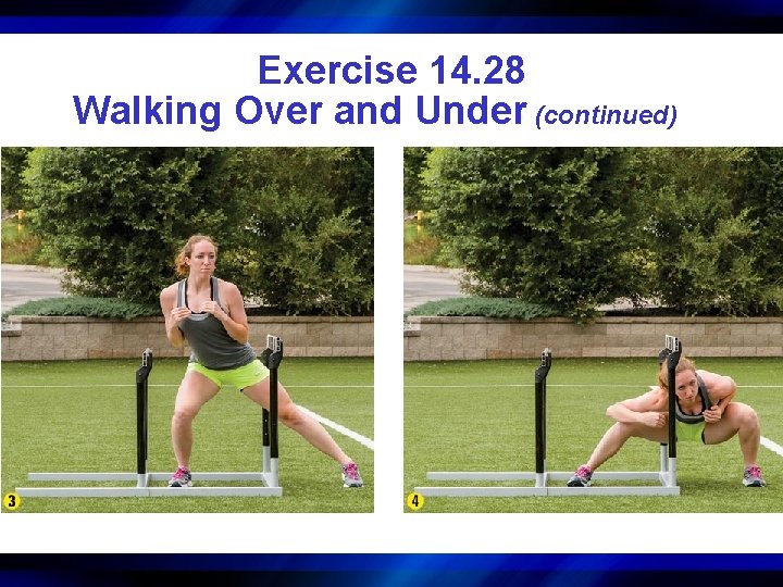 Exercise 14. 28 Walking Over and Under (continued) 