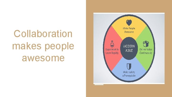 Collaboration makes people awesome 