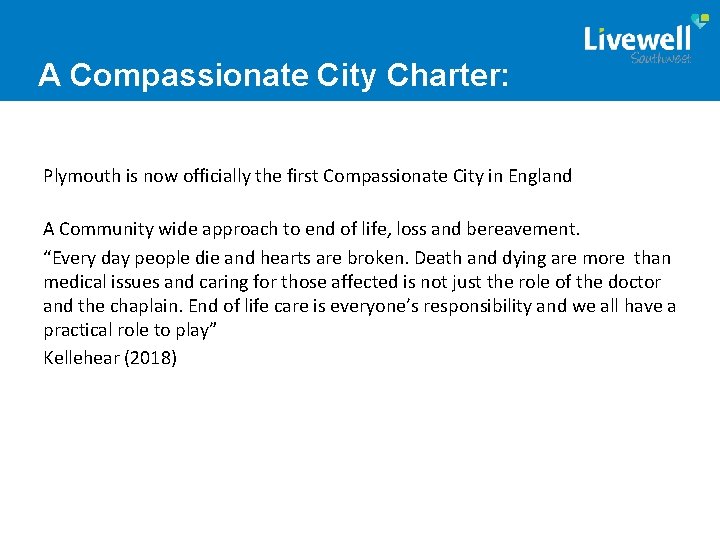 A Compassionate City Charter: Plymouth is now officially the first Compassionate City in England