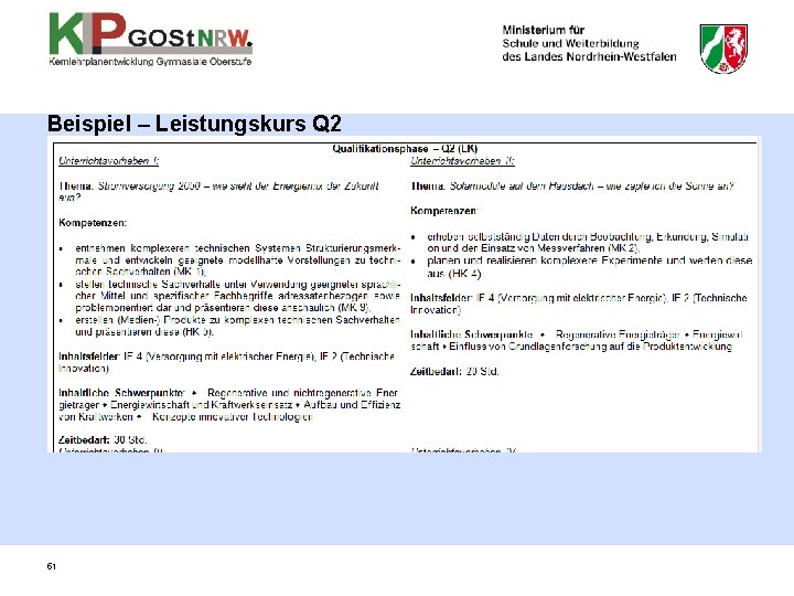 Beispiel – Leistungskurs Q 2 51 