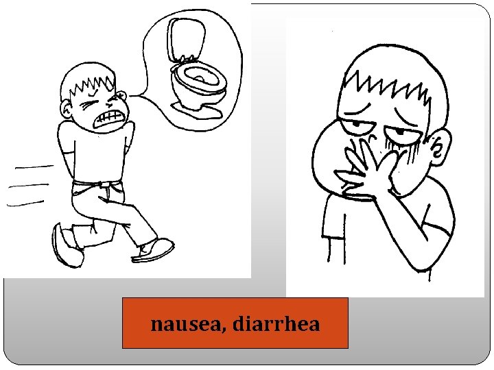 nausea, diarrhea 