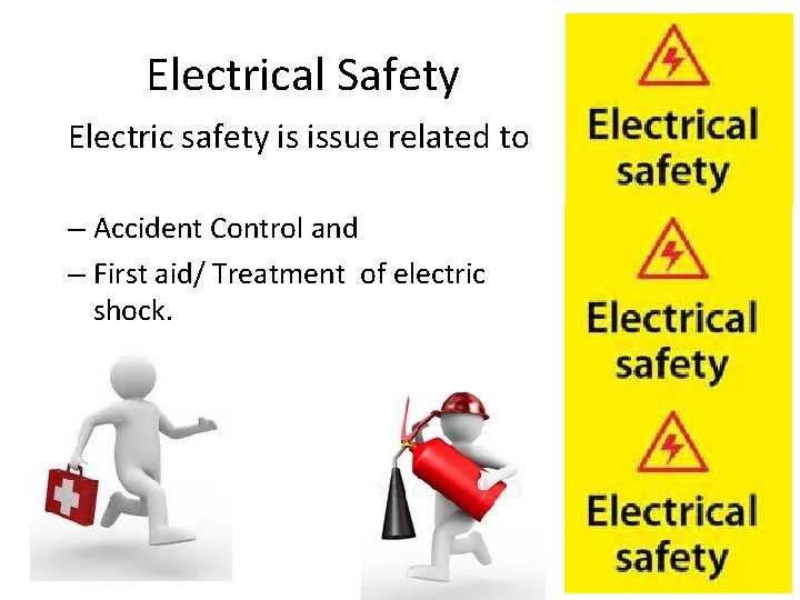 Month April Topic Basic Electrical Safety Class VII