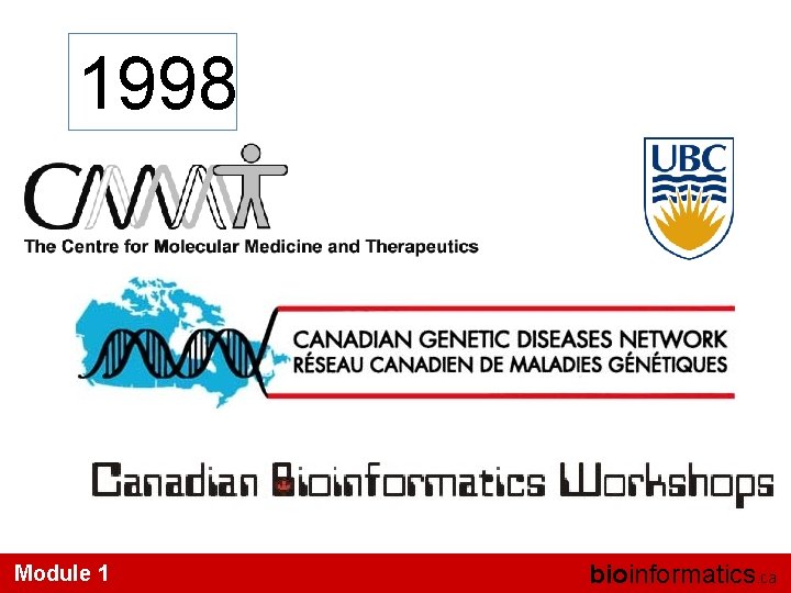1998 Module 1 bioinformatics. ca 