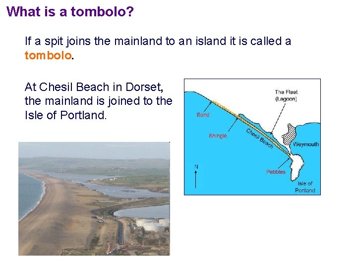 What is a tombolo? If a spit joins the mainland to an island it
