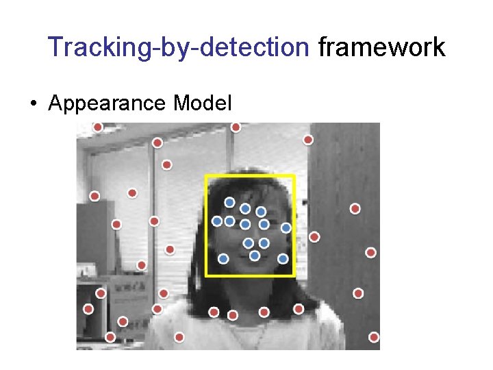 Tracking-by-detection framework • Appearance Model 