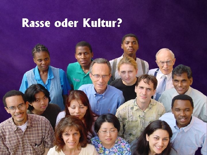 Rasse oder Kultur? 