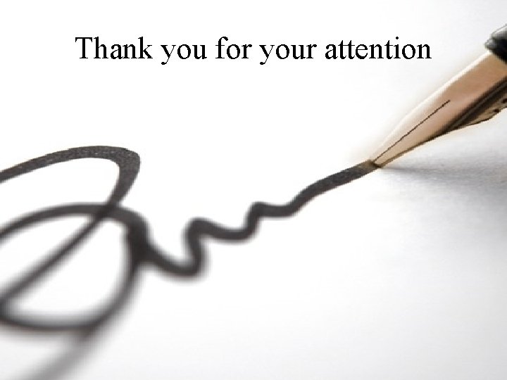 Thank you for your attention 