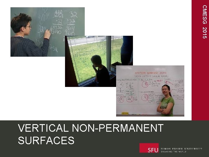 CMESG 2015 VERTICAL NON-PERMANENT SURFACES 