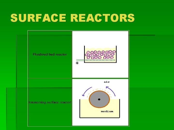 SURFACE REACTORS 