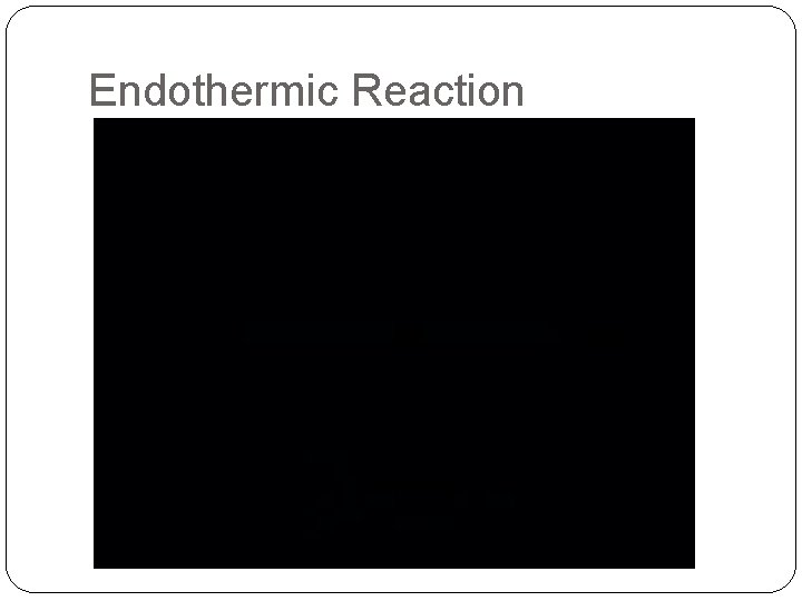 Endothermic Reaction 