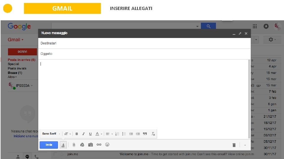 GMAIL CREARE UN ACCOUNT INSERIRE ALLEGATI 