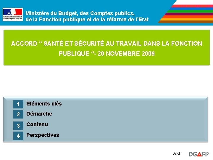 Ministère du Budget, des Comptes publics, de la Fonction publique et de la réforme