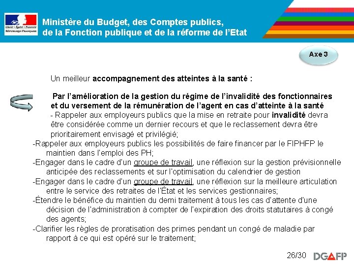 Ministère du Budget, des Comptes publics, de la Fonction publique et de la réforme