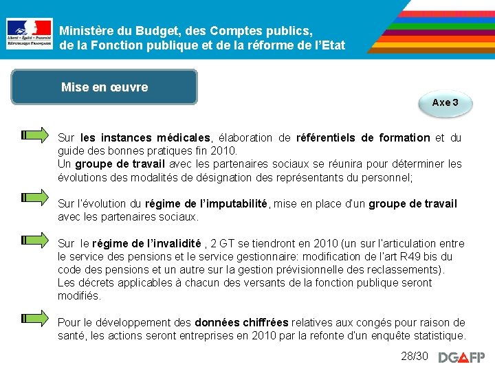 Ministère du Budget, des Comptes publics, de la Fonction publique et de la réforme