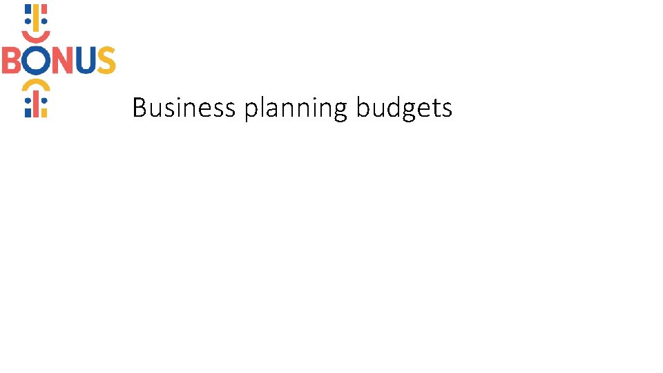 Business planning budgets 