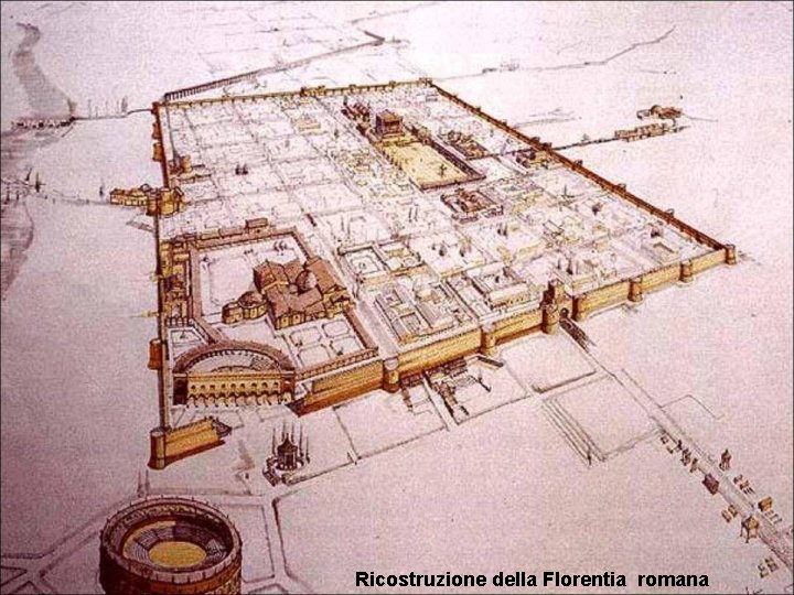 Ricostruzione della Florentia romana 