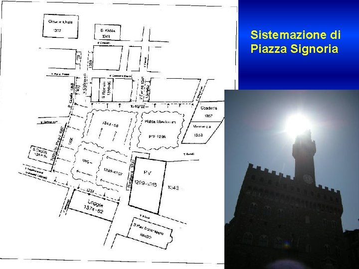 Sistemazione di Piazza Signoria 