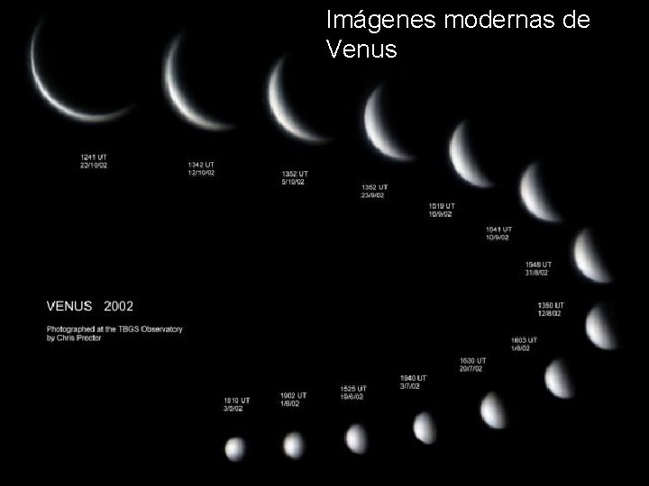 Imágenes modernas de Venus  Imágenes modernas de Venus