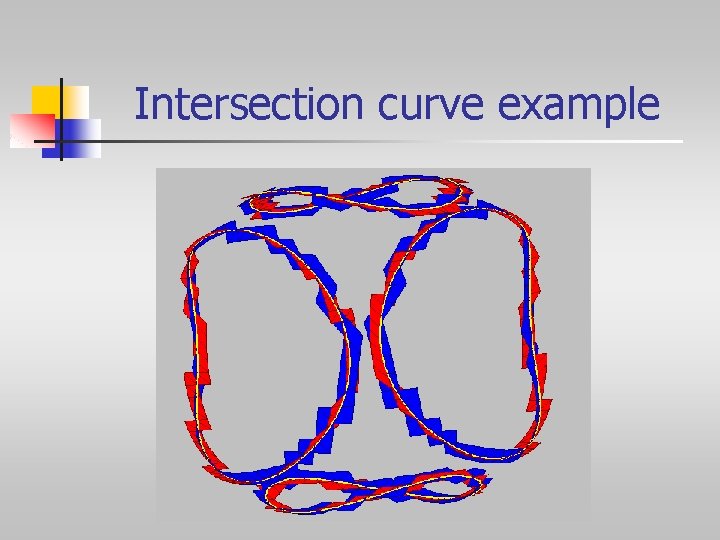 Intersection curve example 
