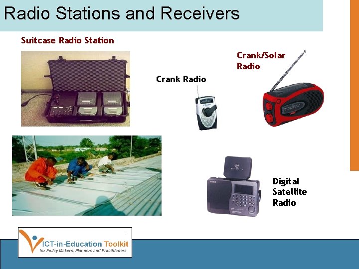 Radio Stations and Receivers Suitcase Radio Station Crank/Solar Radio Crank Radio Digital Satellite Radio