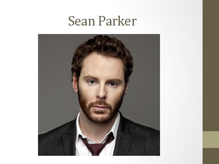 Sean Parker Sean Parker
