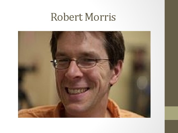 Robert Morris Robert Morris