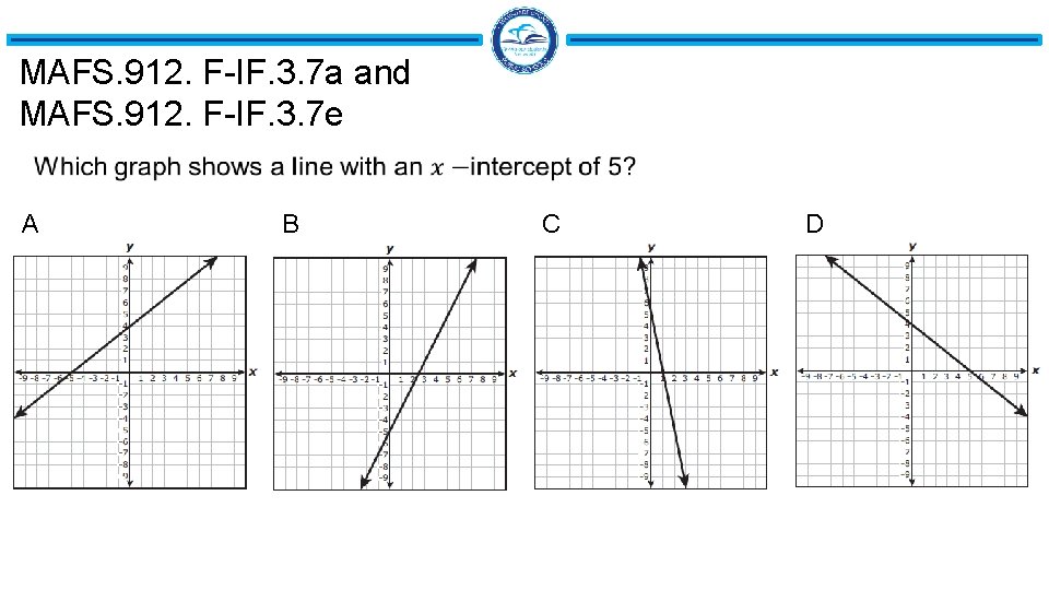 MAFS. 912. F-IF. 3. 7 a and MAFS. 912. F-IF. 3. 7 e A