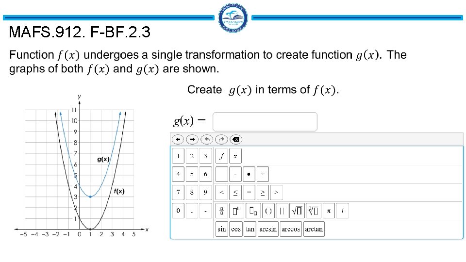 MAFS. 912. F-BF. 2. 3 MAFS. 912. F-BF. 2. 3
