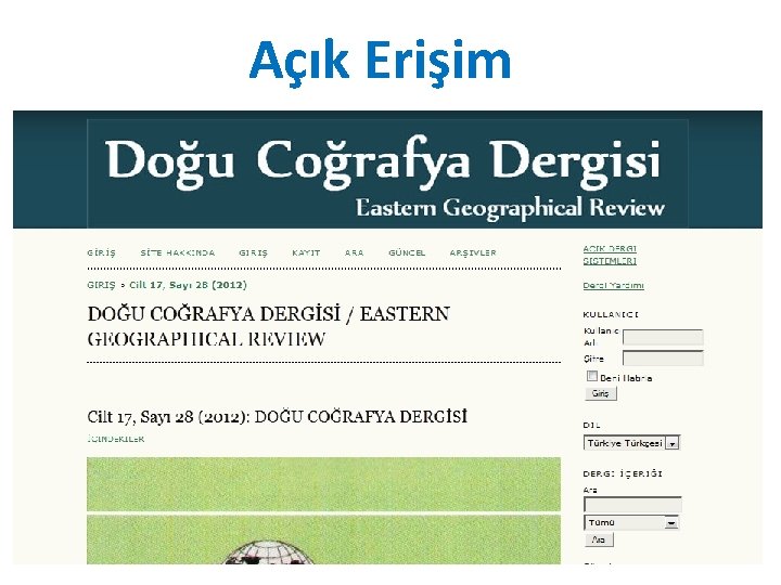 Açık Erişim 