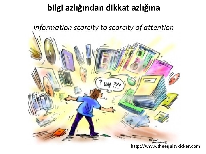 bilgi azlığından dikkat azlığına information scarcity to scarcity of attention http: //www. theequitykicker. com