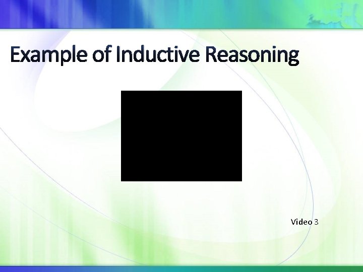 Example of Inductive Reasoning Video 3 