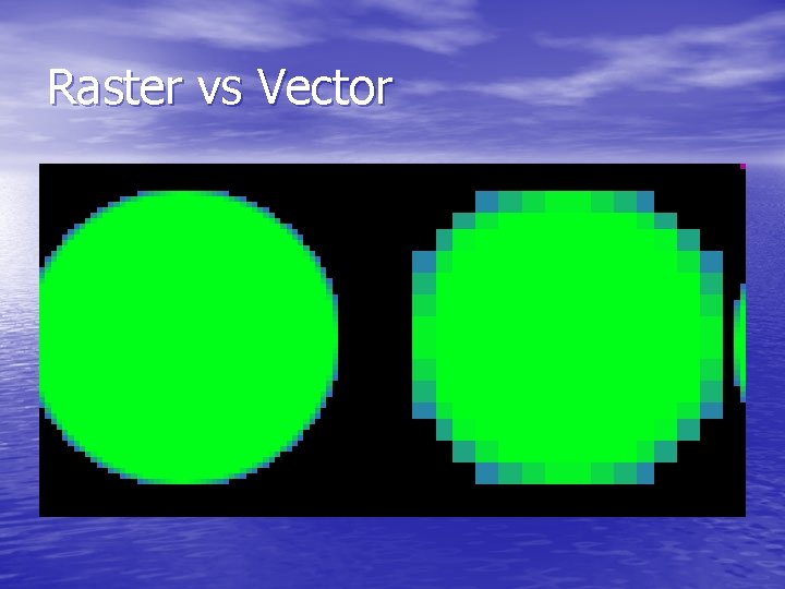Raster vs Vector 