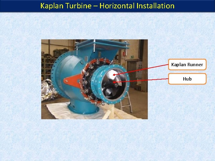 Kaplan Turbine – Horizontal Installation Kaplan Runner Hub Kaplan Turbine – Horizontal Installation Kaplan Runner Hub