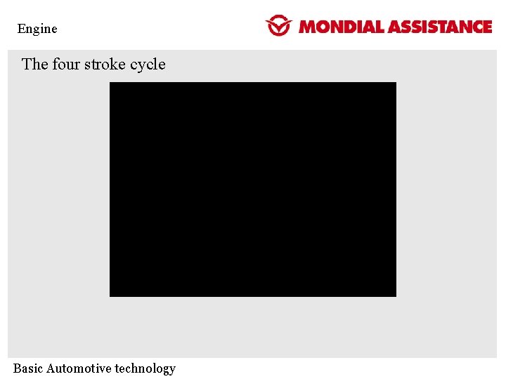 Engine The four stroke cycle Basic Automotive technology Engine The four stroke cycle Basic Automotive technology