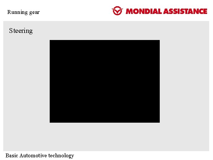 Running gear Steering Basic Automotive technology Running gear Steering Basic Automotive technology