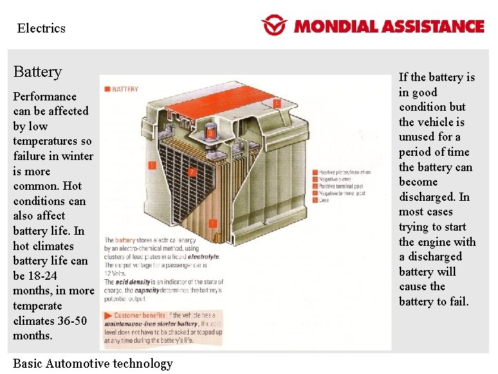 Electrics Battery Performance can be affected by low temperatures so failure in winter is Electrics Battery Performance can be affected by low temperatures so failure in winter is