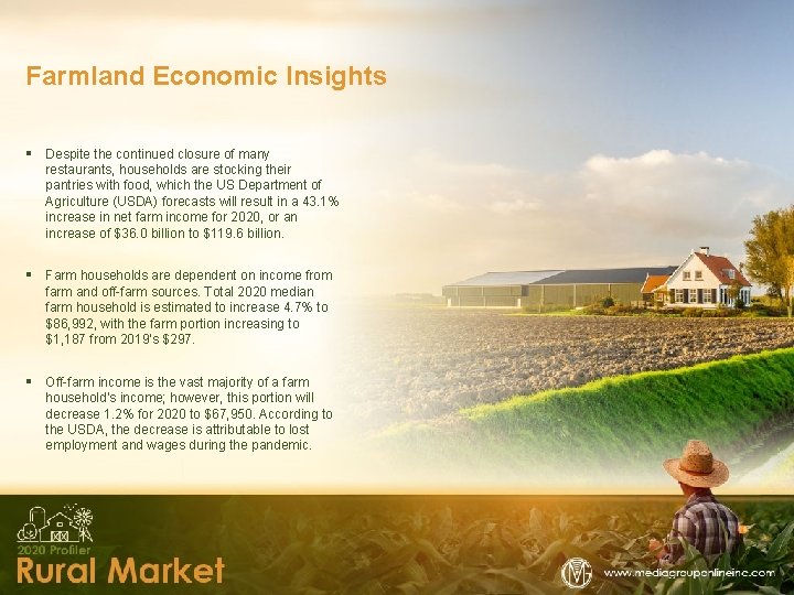 Farmland Economic Insights § Despite the continued closure of many restaurants, households are stocking