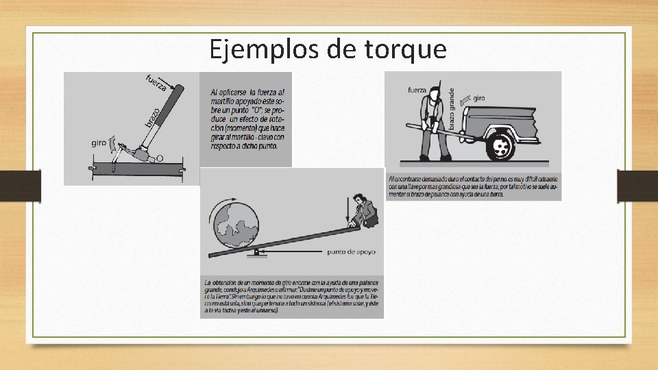 Ejemplos de torque 