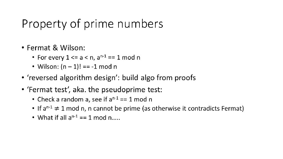 Property of prime numbers • 