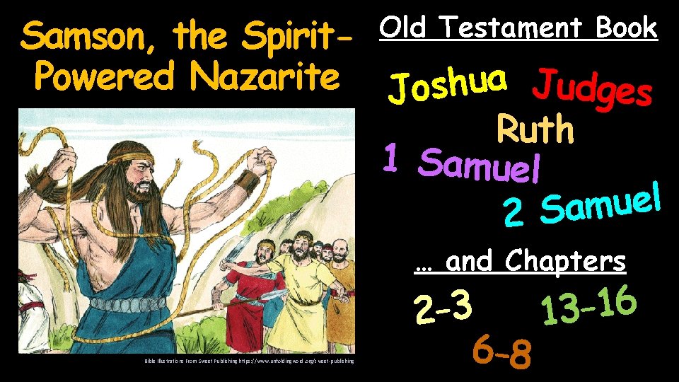 Samson, the Spirit- Old Testament Book Powered Nazarite Joshua Judges Ruth 1 Samuel l