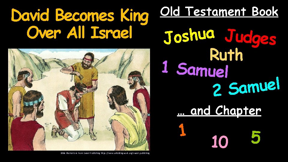 Old Testament Book David Becomes King Over All Israel a u h Judges s