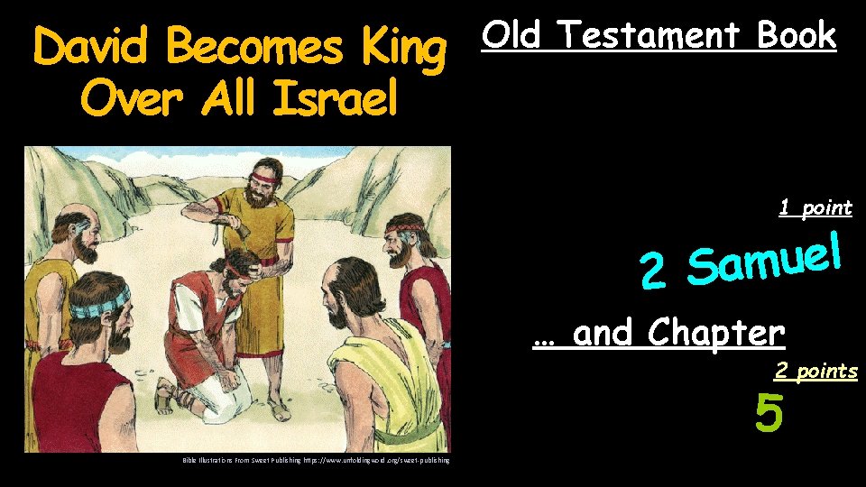 David Becomes King Over All Israel Old Testament Book 1 point l e u