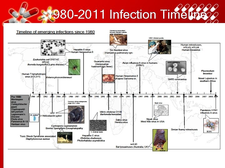 1980 -2011 Infection Timeline • Your Text here • Lorem ipsum dolor sit amet,