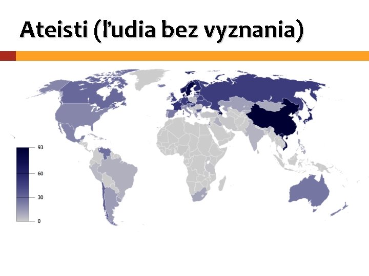 Ateisti (ľudia bez vyznania) 