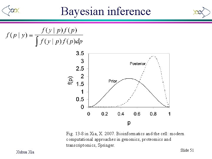 Bayesian inference Fig. 13 -8 in Xia, X. 2007. Bioinformatics and the cell: modern