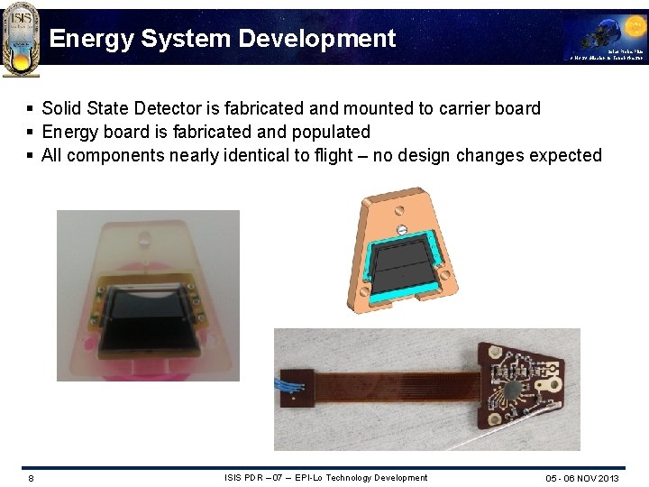 Energy System Development Solar Probe Plus A NASA Mission to Touch the Sun §